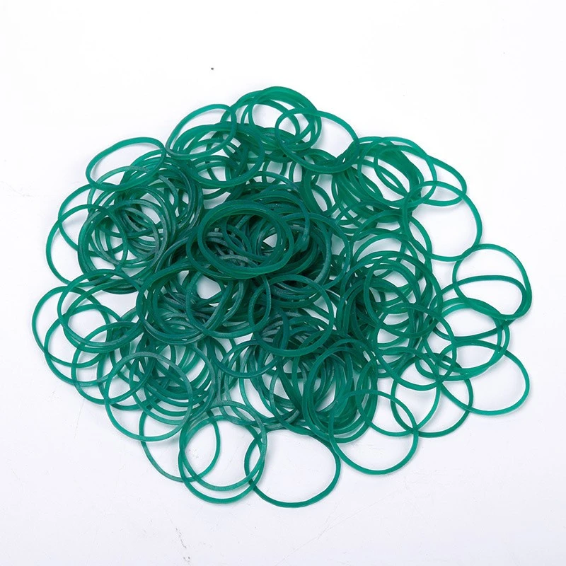 Dark green rubber bands for gardening plants