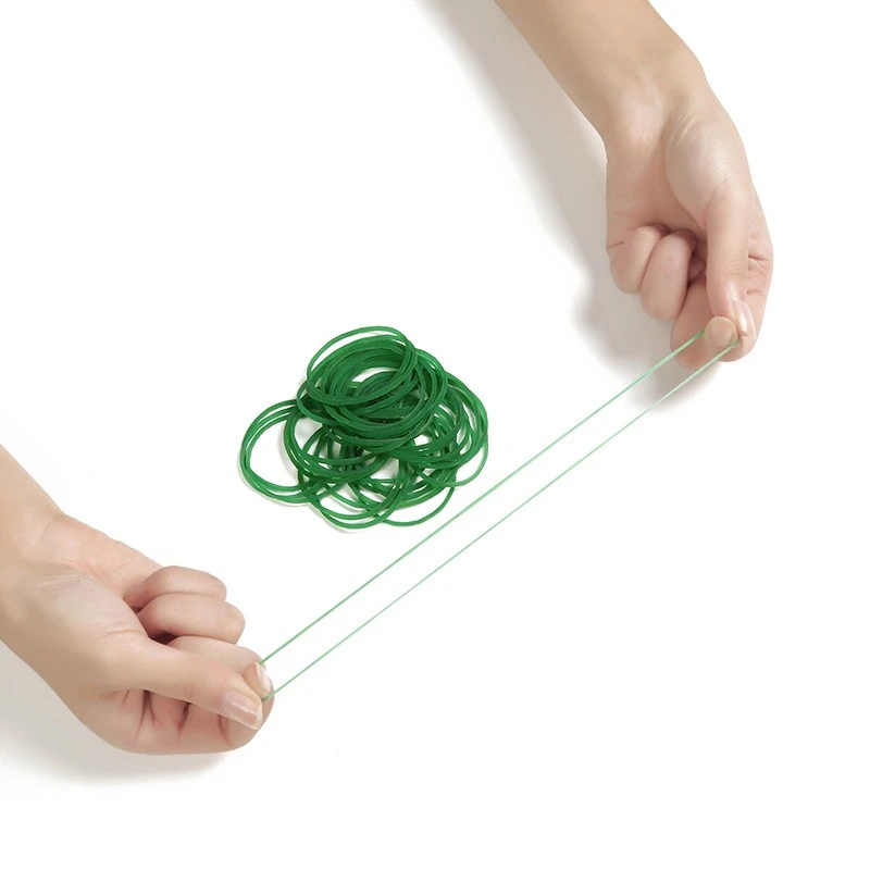 Food-Grade Safe Green Elastic Rubber Bands