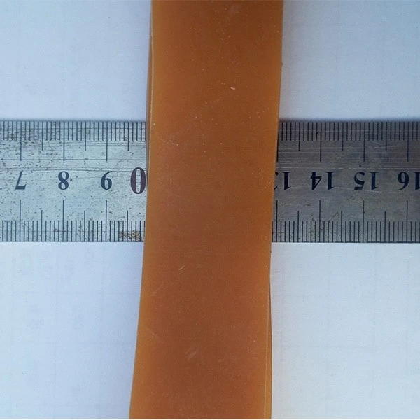 Reinforced rubber bands for steel coil bundling