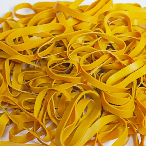 bulk yellow rubber bands industrial strength
