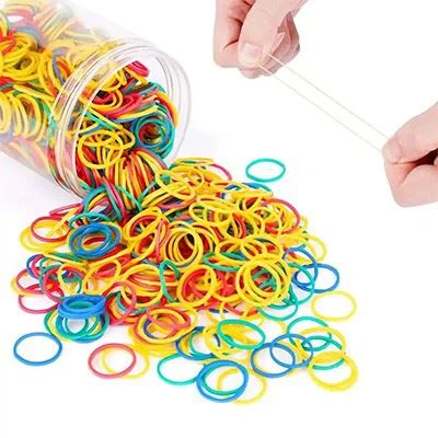 Mini colored rubber bands for bracelet making