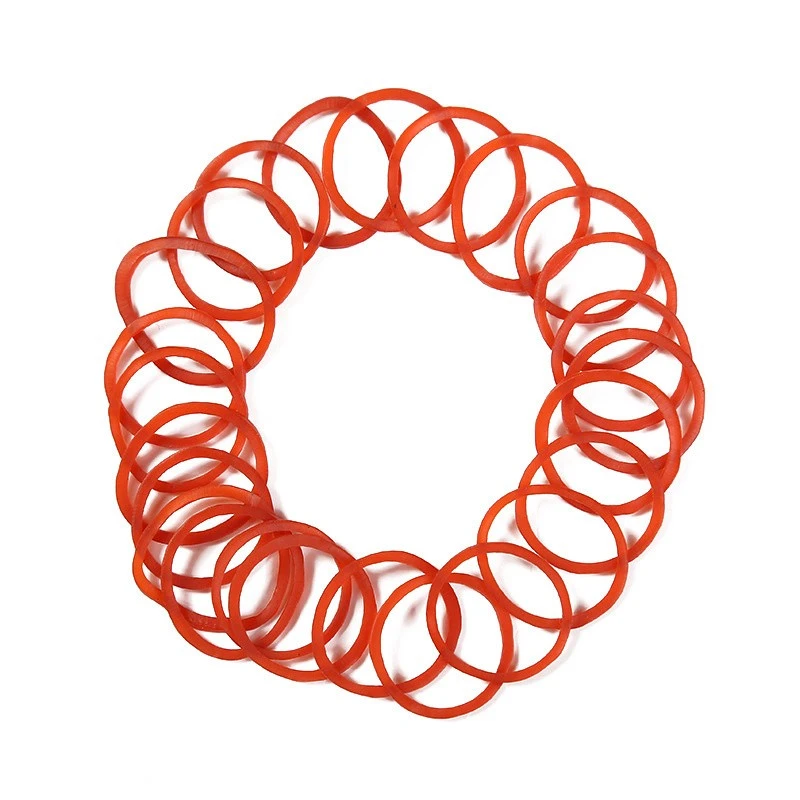 Small Red Rubber Bands for Crafting