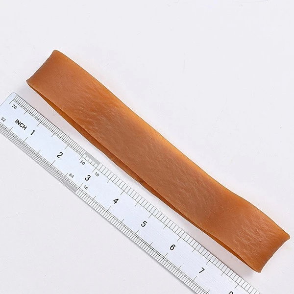 Natural tone thick rubber bands for office use