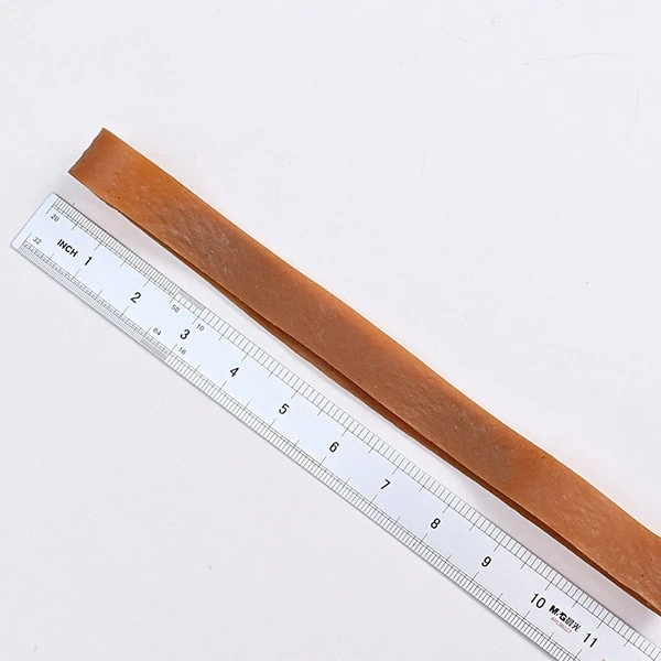 Marine-grade wide bands for dock cargo lashing